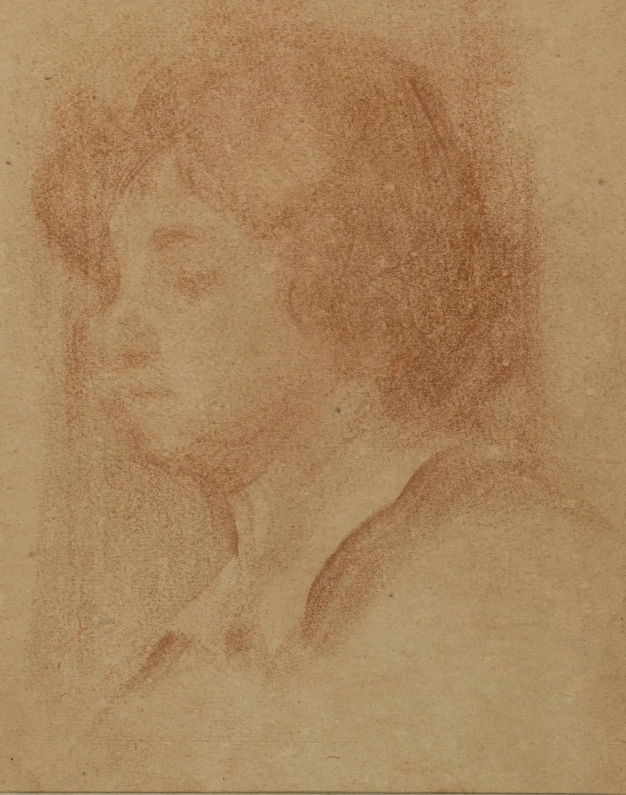 Tête féminine - verso de l'œuvre D335, Eliseu Visconti