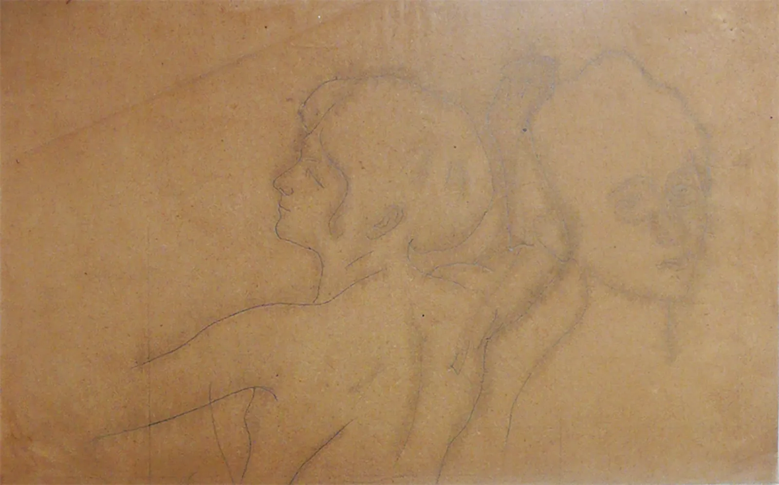 Têtes - Étude pour la décoration du Théâtre municipal de Rio de Janeiro, Eliseu Visconti