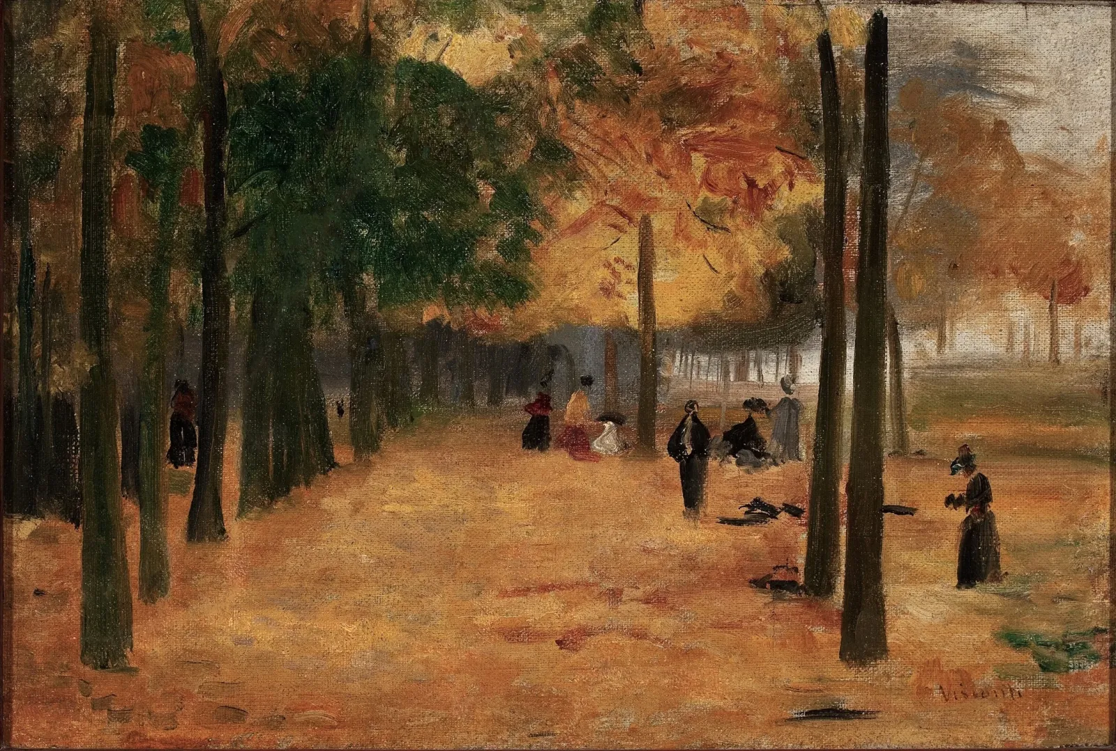 Coin du Luxembourg (automne), Eliseu Visconti