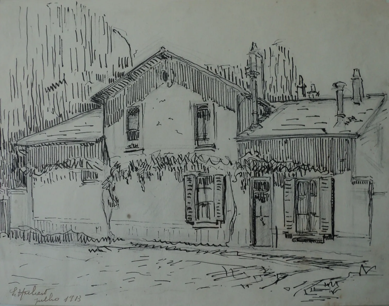 Maison des Palombe à Saint-Hubert, Eliseu Visconti