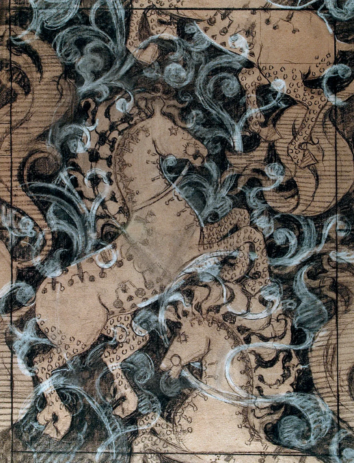 Chevaux - Étude pour une tapisserie ou un papier peint, Eliseu Visconti