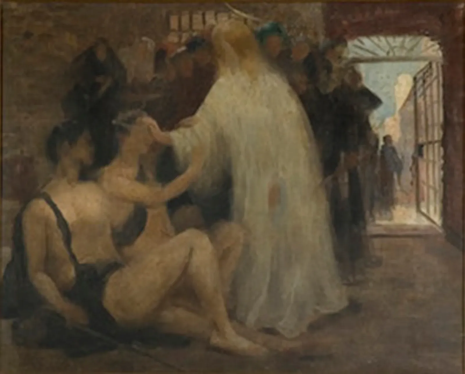 Scène biblique - Jésus guérissant des aveugles, Eliseu Visconti