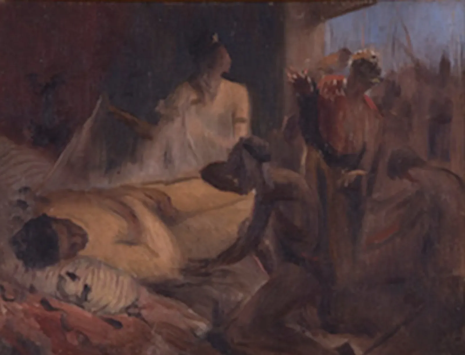 Scène biblique - Lazare, Eliseu Visconti