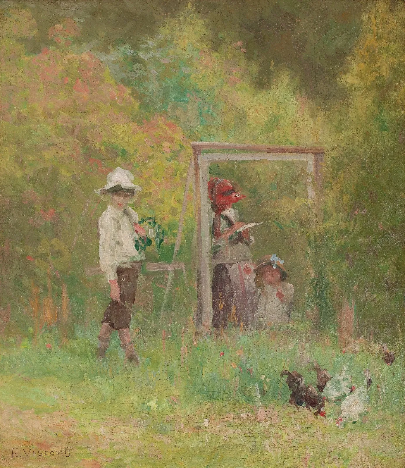 Enfants jouant, Eliseu Visconti