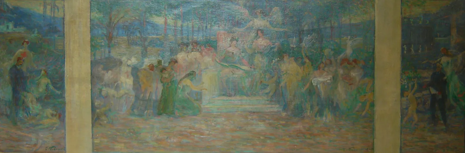 Les Devoirs de la ville - Étude pour le triptyque du conseil municipal - Palais Pedro Ernesto, Eliseu Visconti