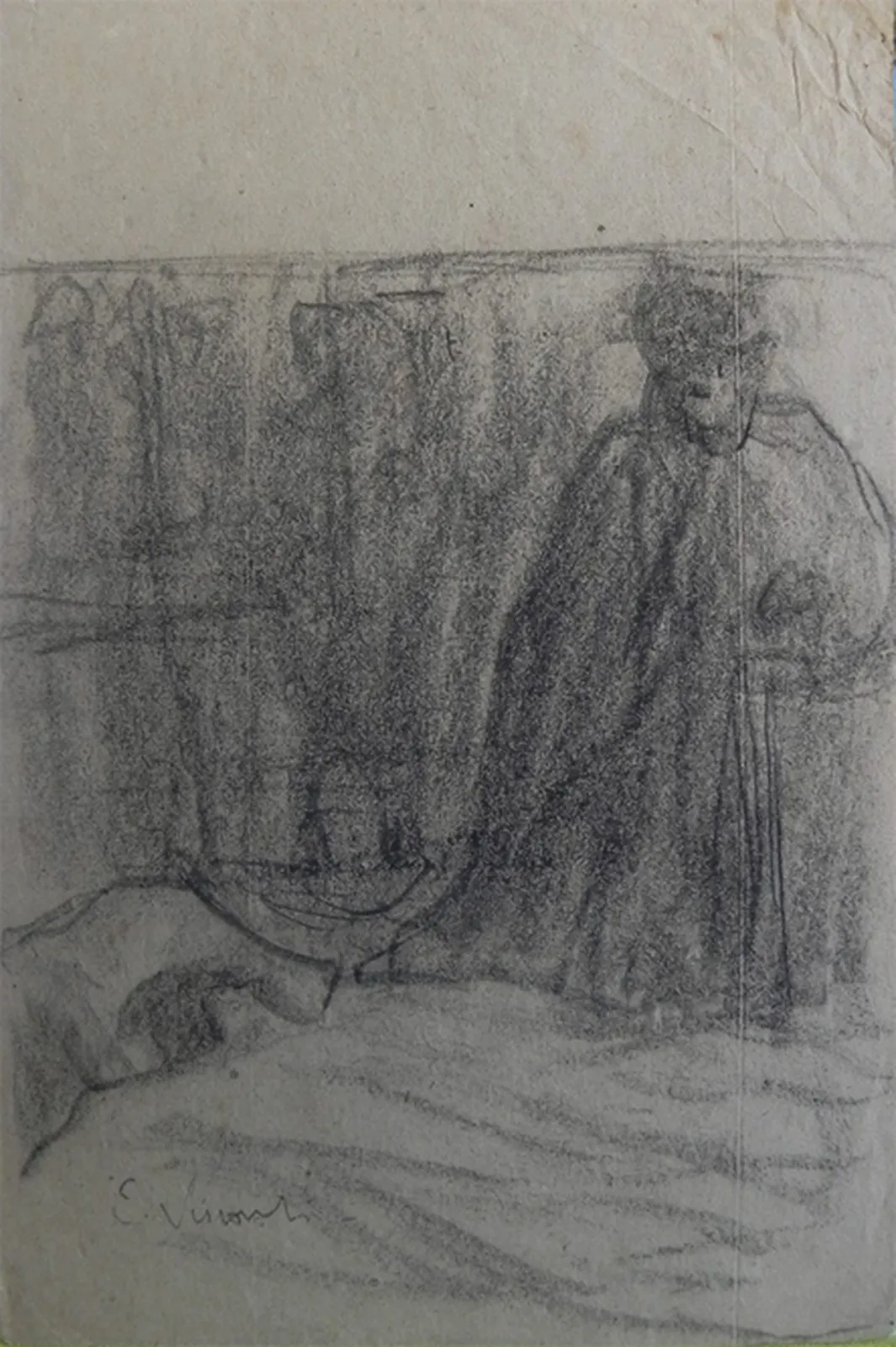 Esquisse pour le triptyque « Foyer », Eliseu Visconti