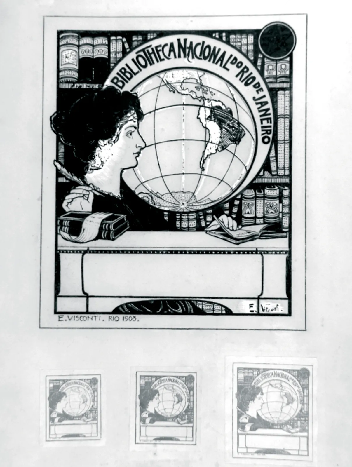 Ex-libris de la Bibliothèque nationale, Eliseu Visconti