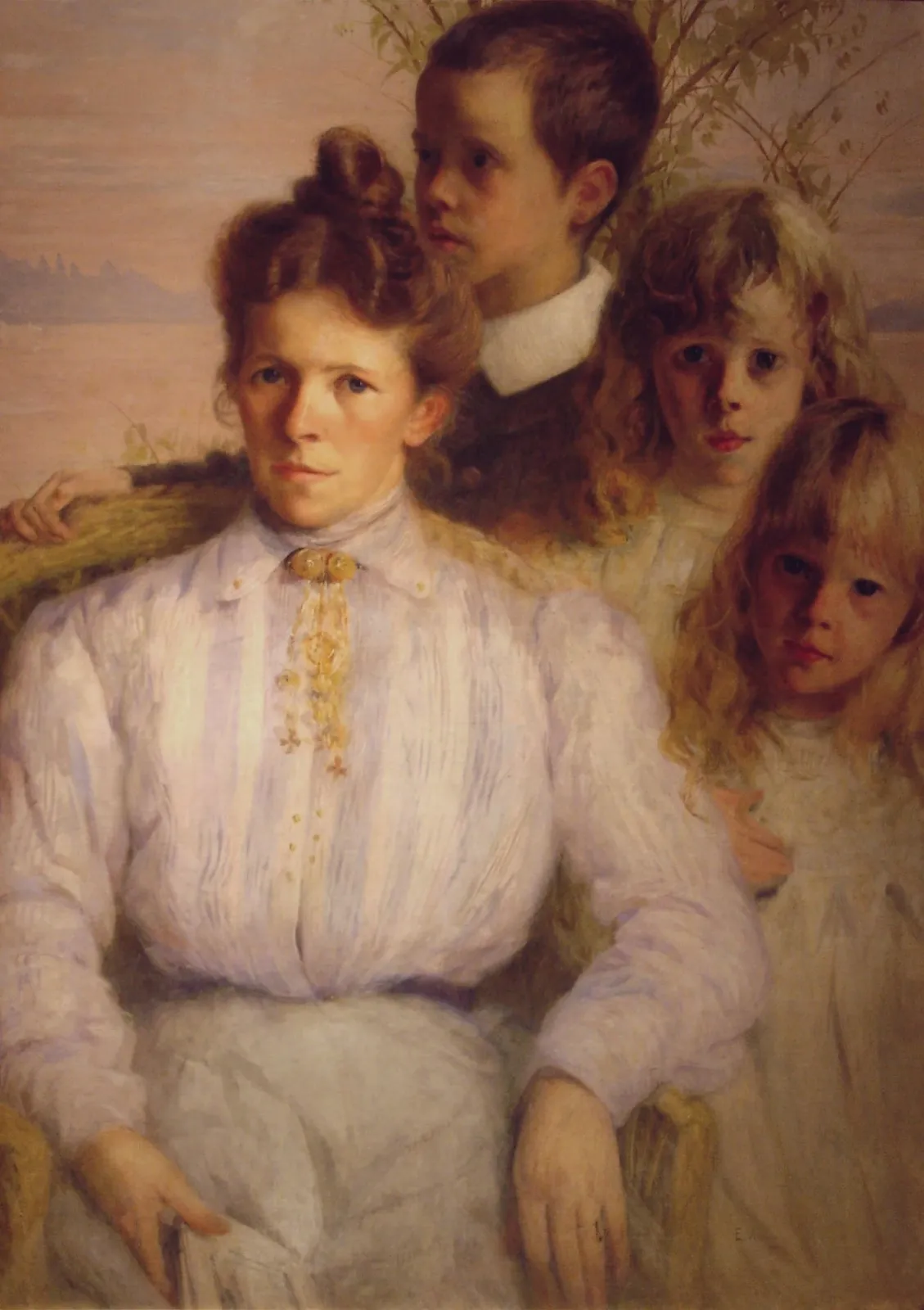La Famille du maestro Nepomuceno, Eliseu Visconti