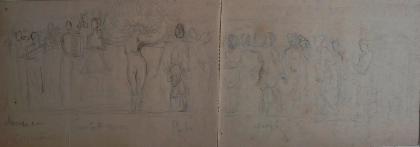 Figures - Esquisse pour un panneau décoratif, Eliseu Visconti
