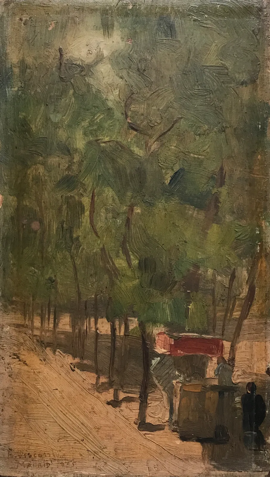Jardin à Madrid, Eliseu Visconti