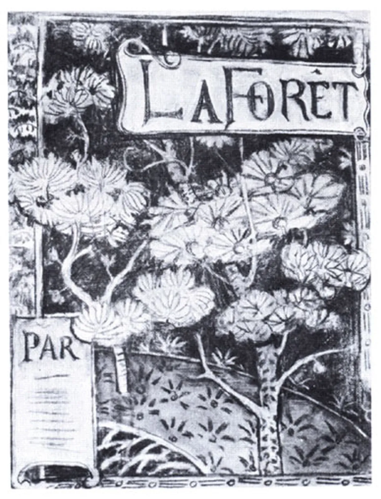 La Forêt - Étude pour une couverture de livre, Eliseu Visconti