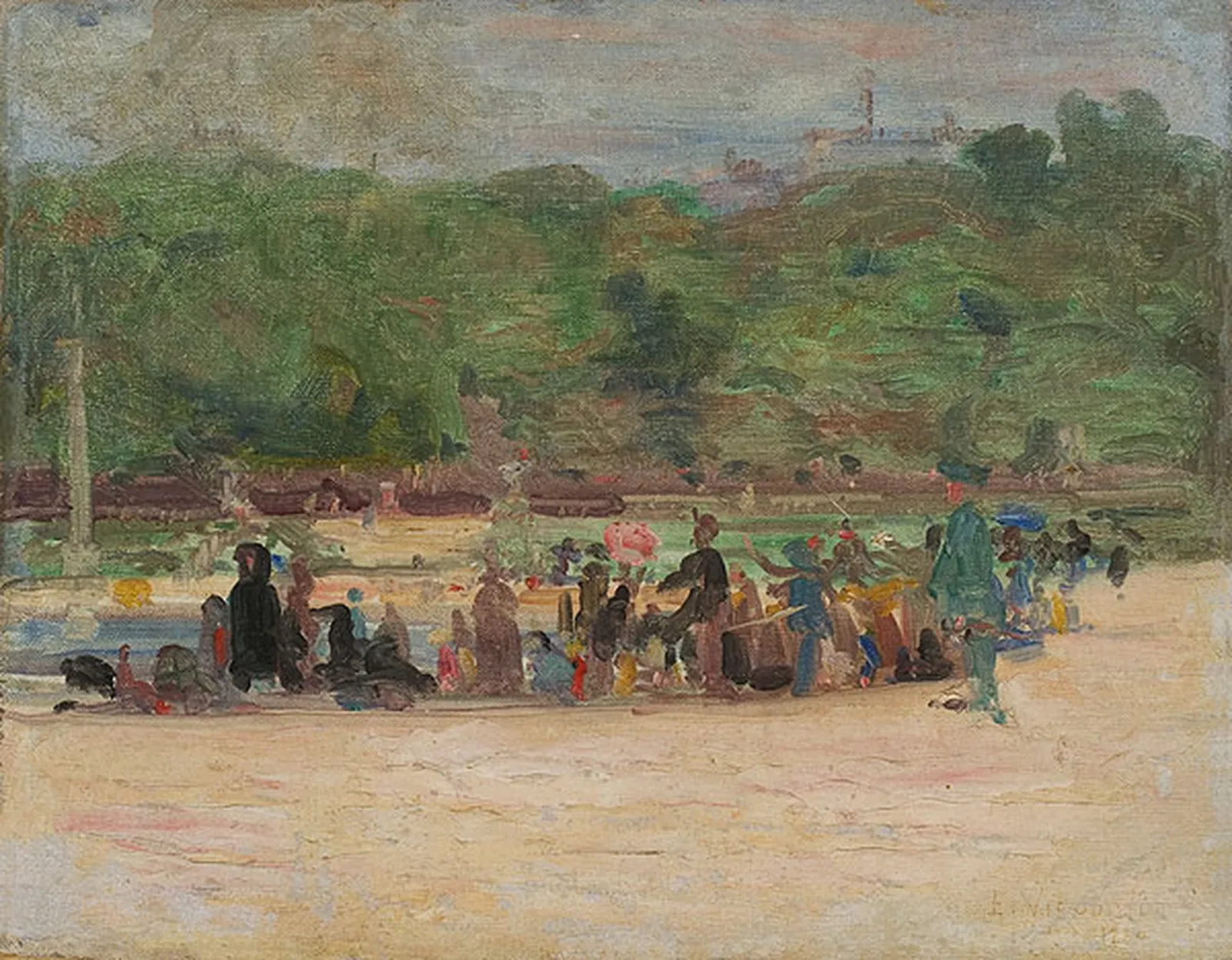Le Jardin du Luxembourg à Paris (Jardim de Luxemburgo), Eliseu Visconti
