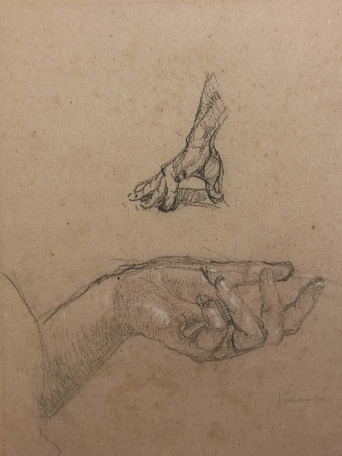Mains - Étude pour un portrait, Eliseu Visconti
