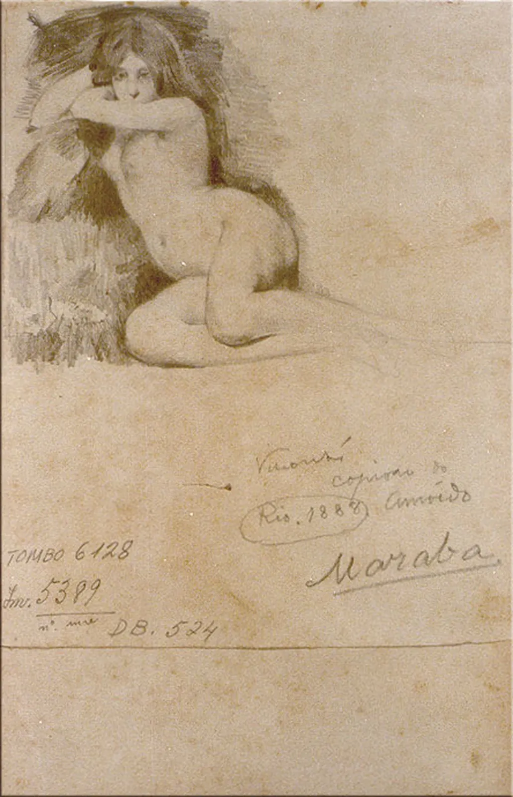 Marabá - Copie d'après Rodolpho Amoedo, Eliseu Visconti