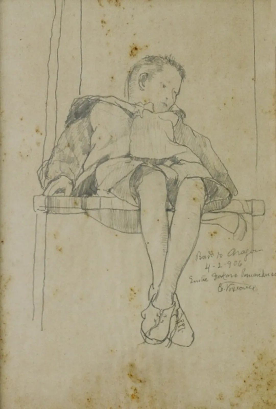 Garçon sur la chaise longue, Eliseu Visconti