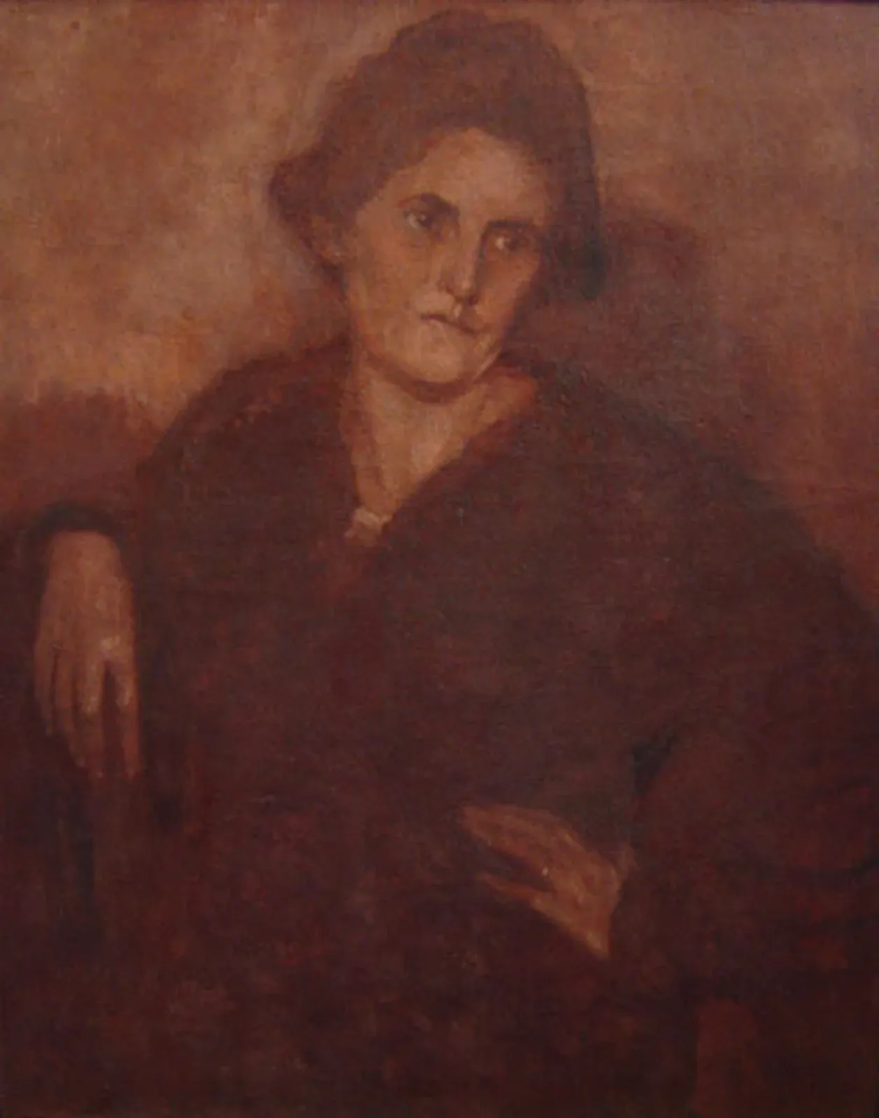 Ma compagne Louise en sépia, Eliseu Visconti