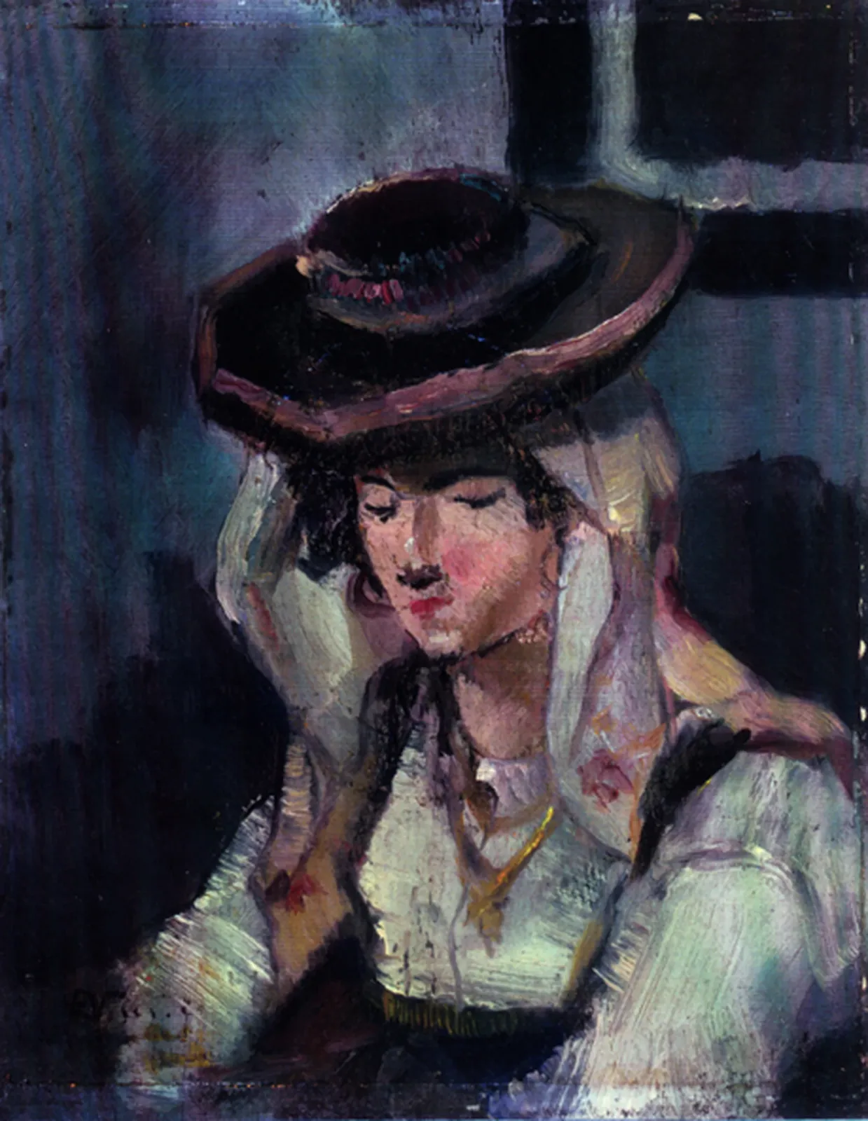 Jeune fille au chapeau, Eliseu Visconti