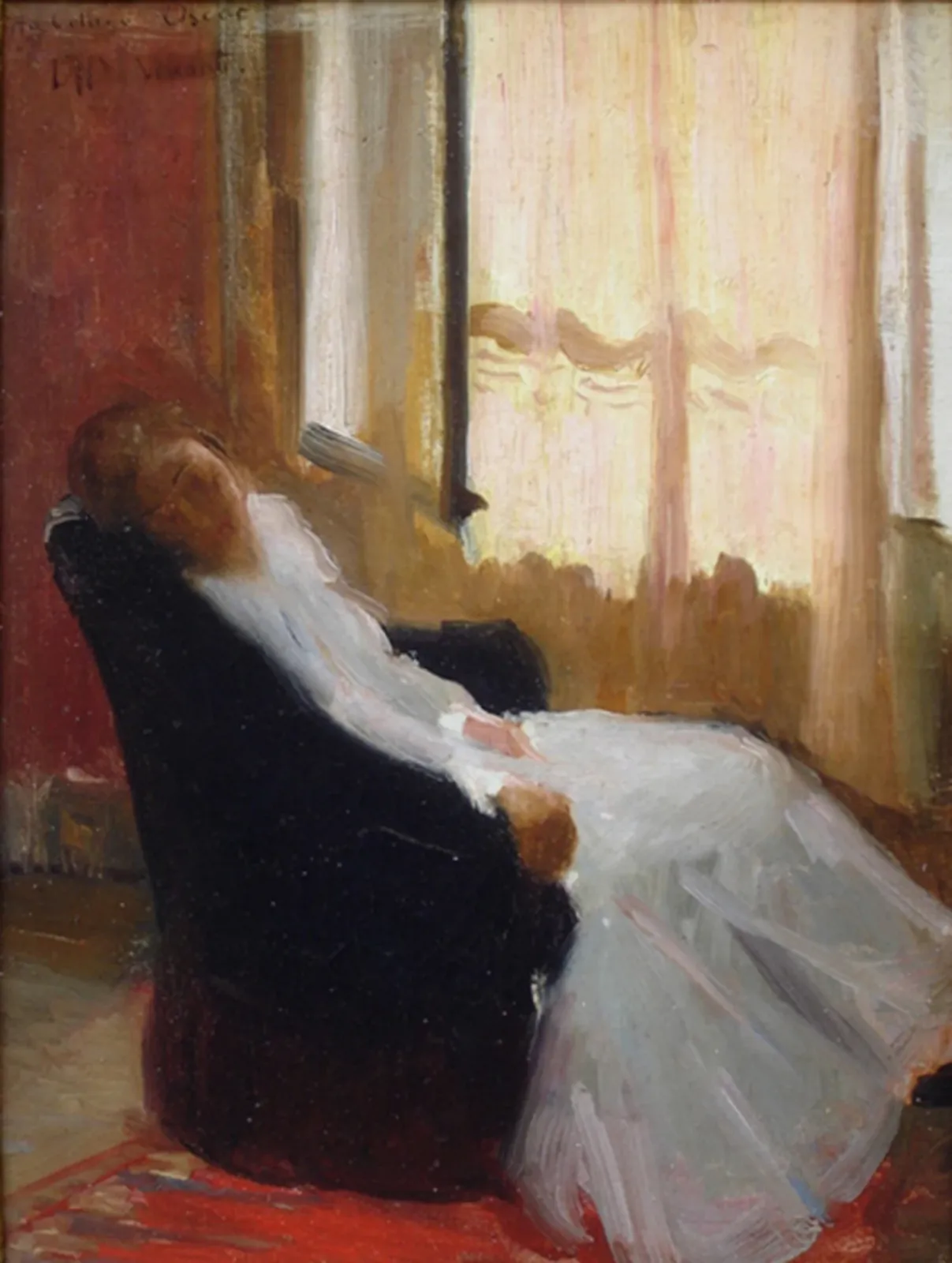 Jeune fille allongée - Étude pour « La Convalescente », Eliseu Visconti