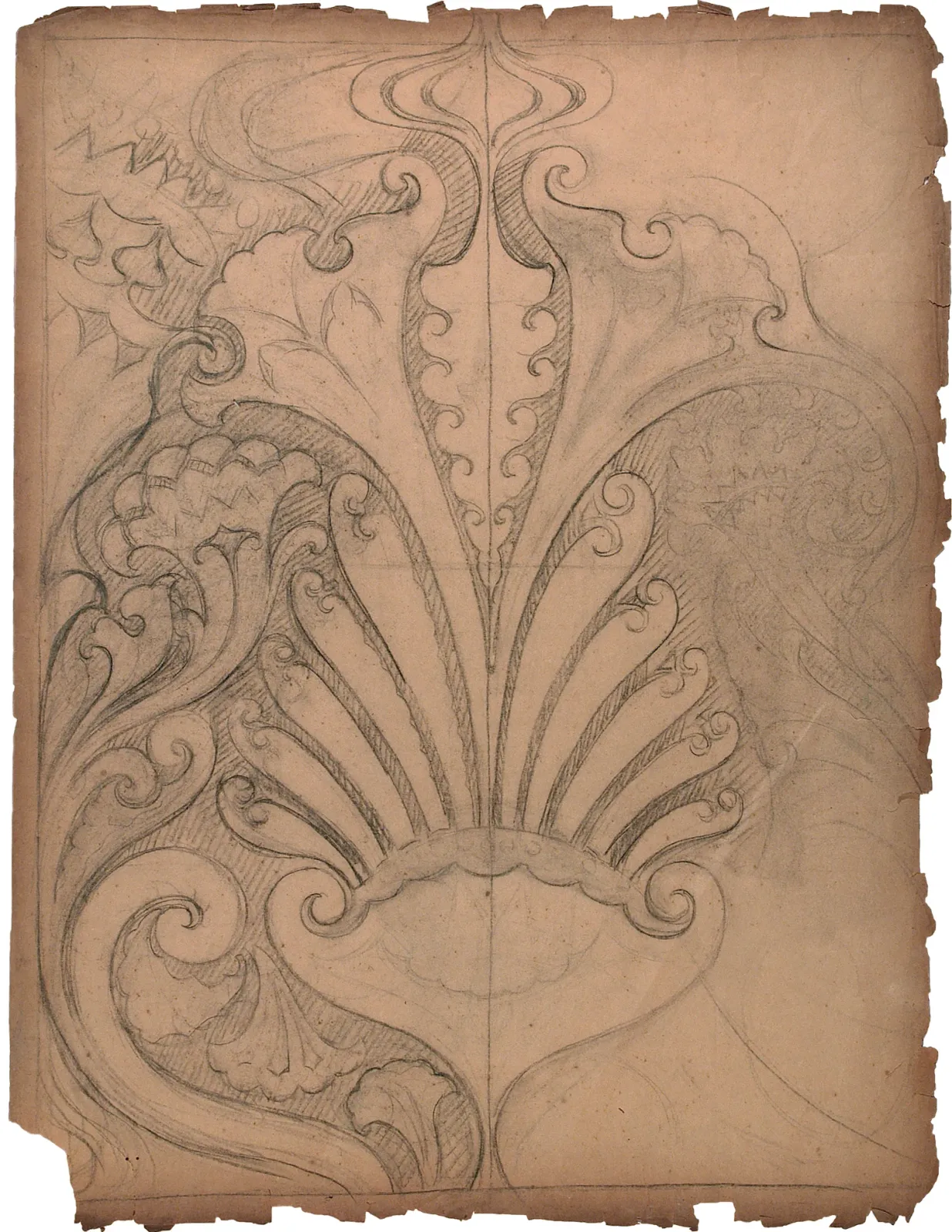 Motif ornemental - Étude pour un ornement, Eliseu Visconti