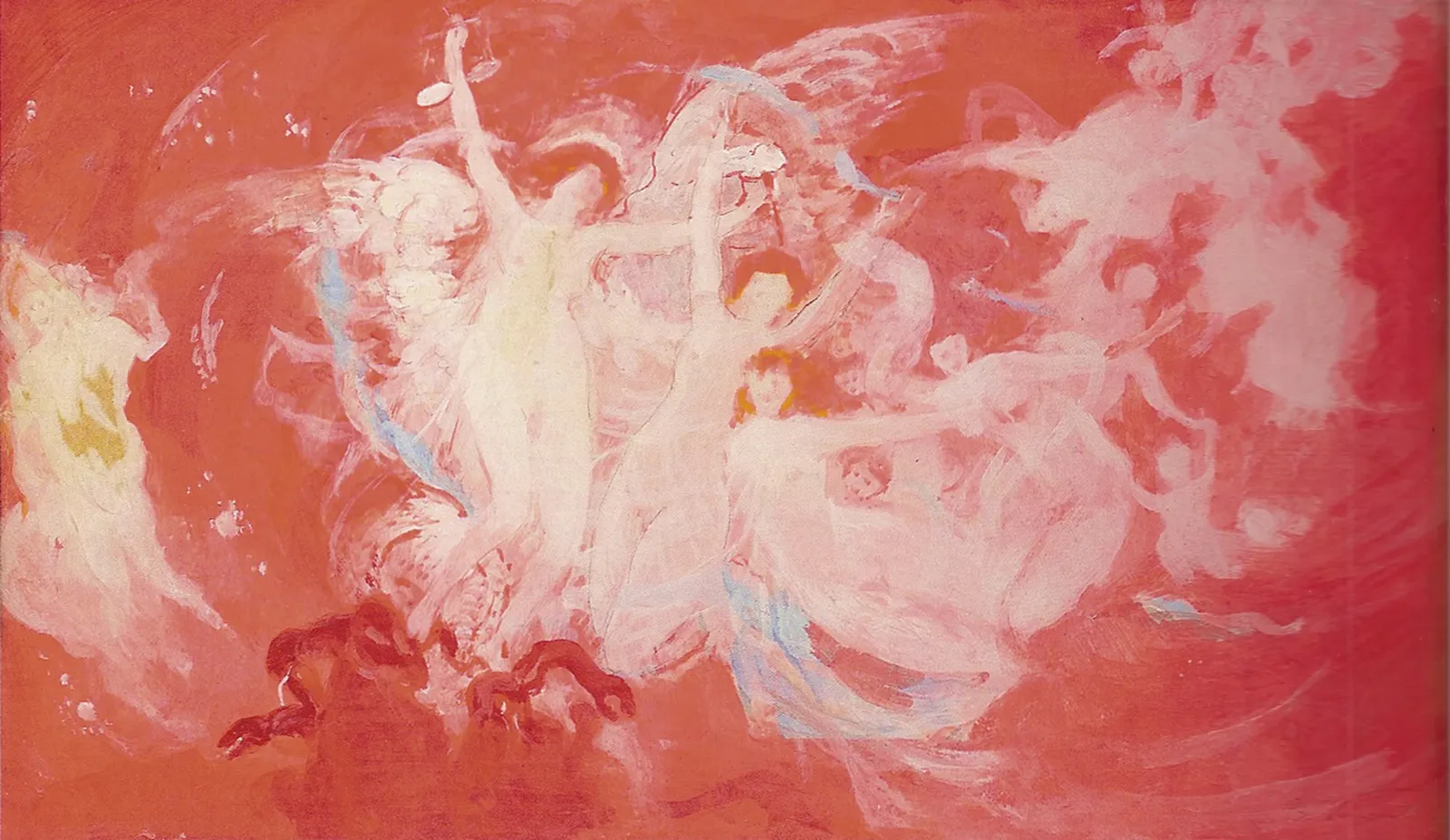 Nymphes - Étude pour une décoration, Eliseu Visconti