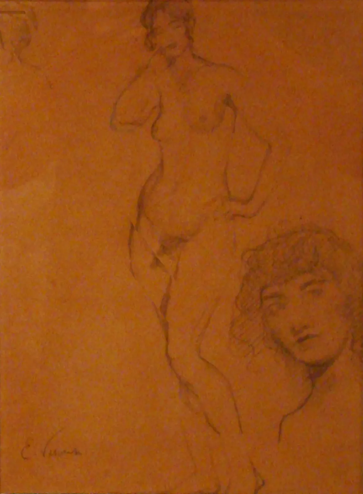 Nu et visage, Eliseu Visconti
