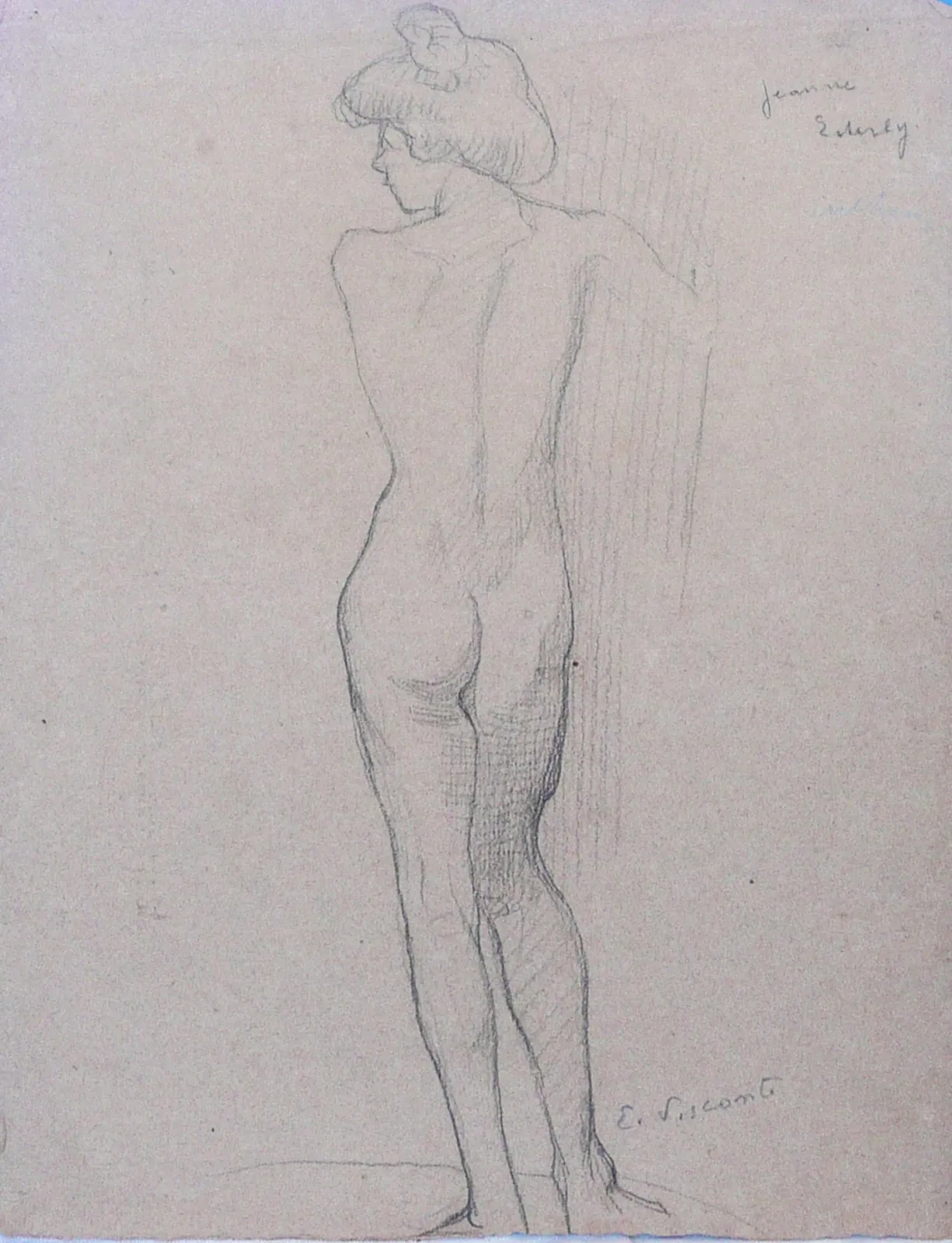 Nu féminin de dos, Eliseu Visconti
