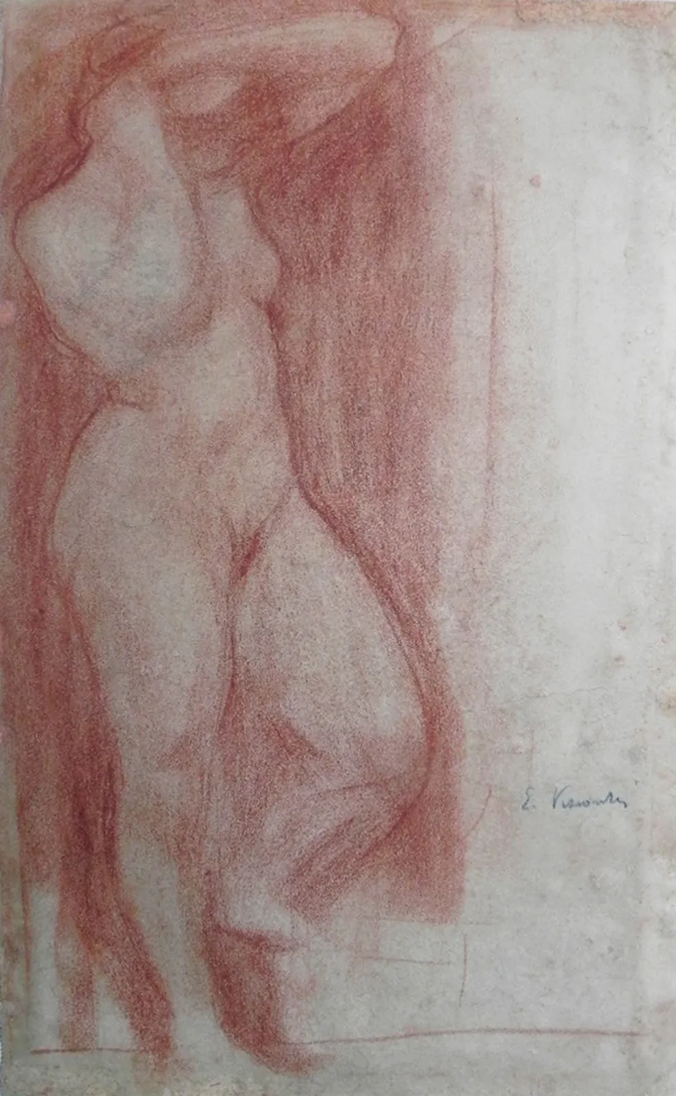 Nu féminin debout, Eliseu Visconti