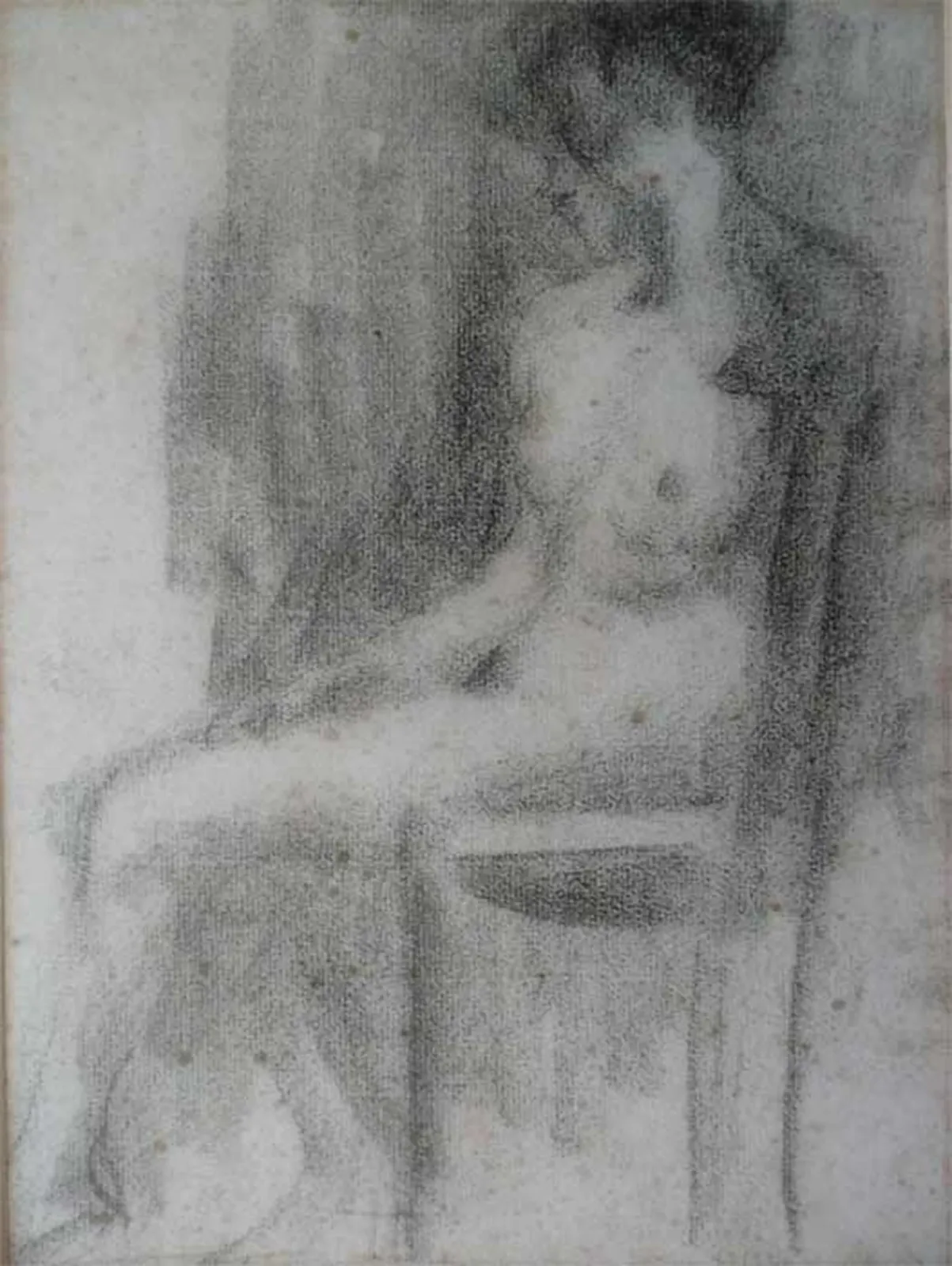 Nu féminin assis, Eliseu Visconti