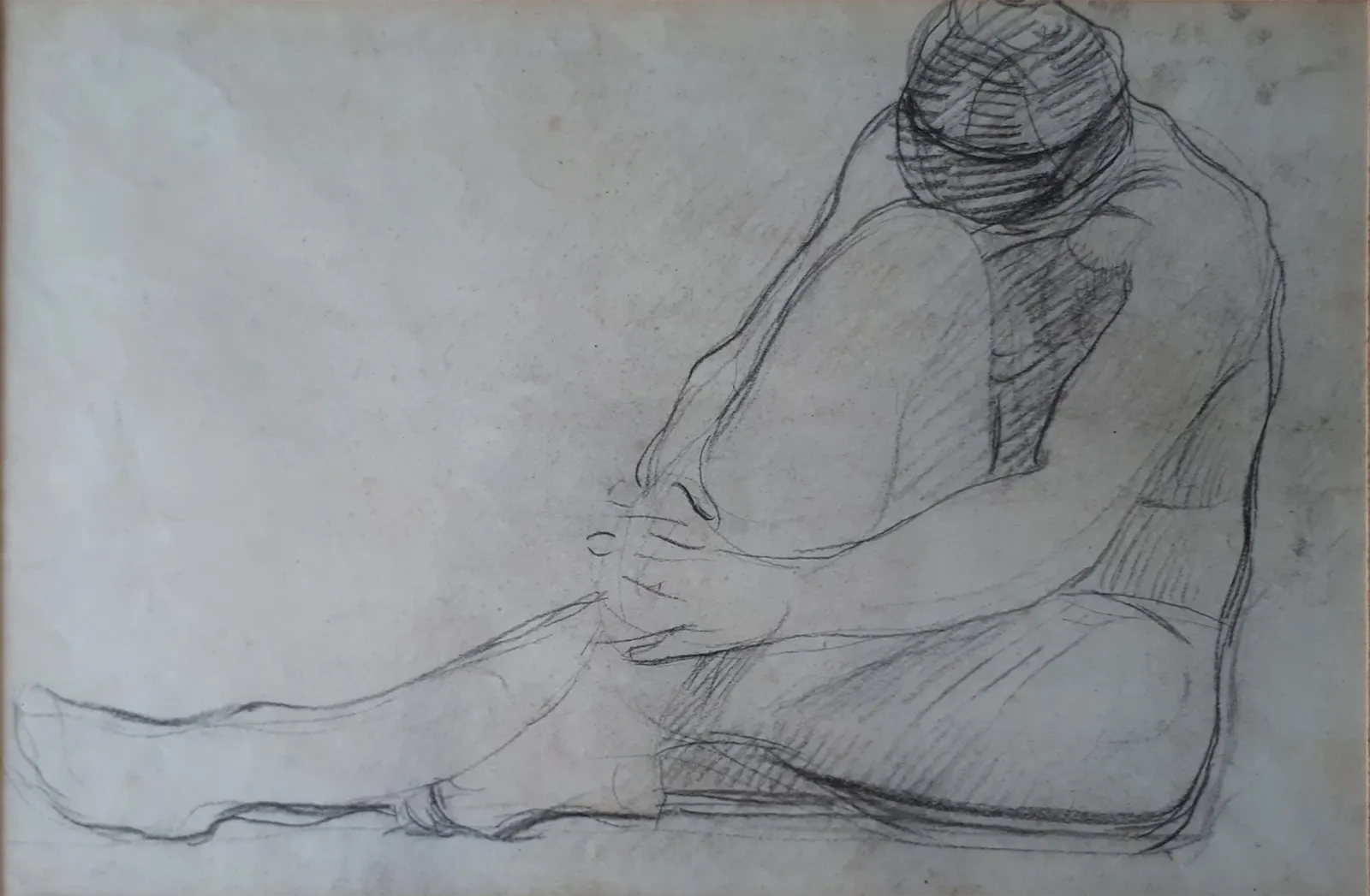 Nu féminin assis, Eliseu Visconti