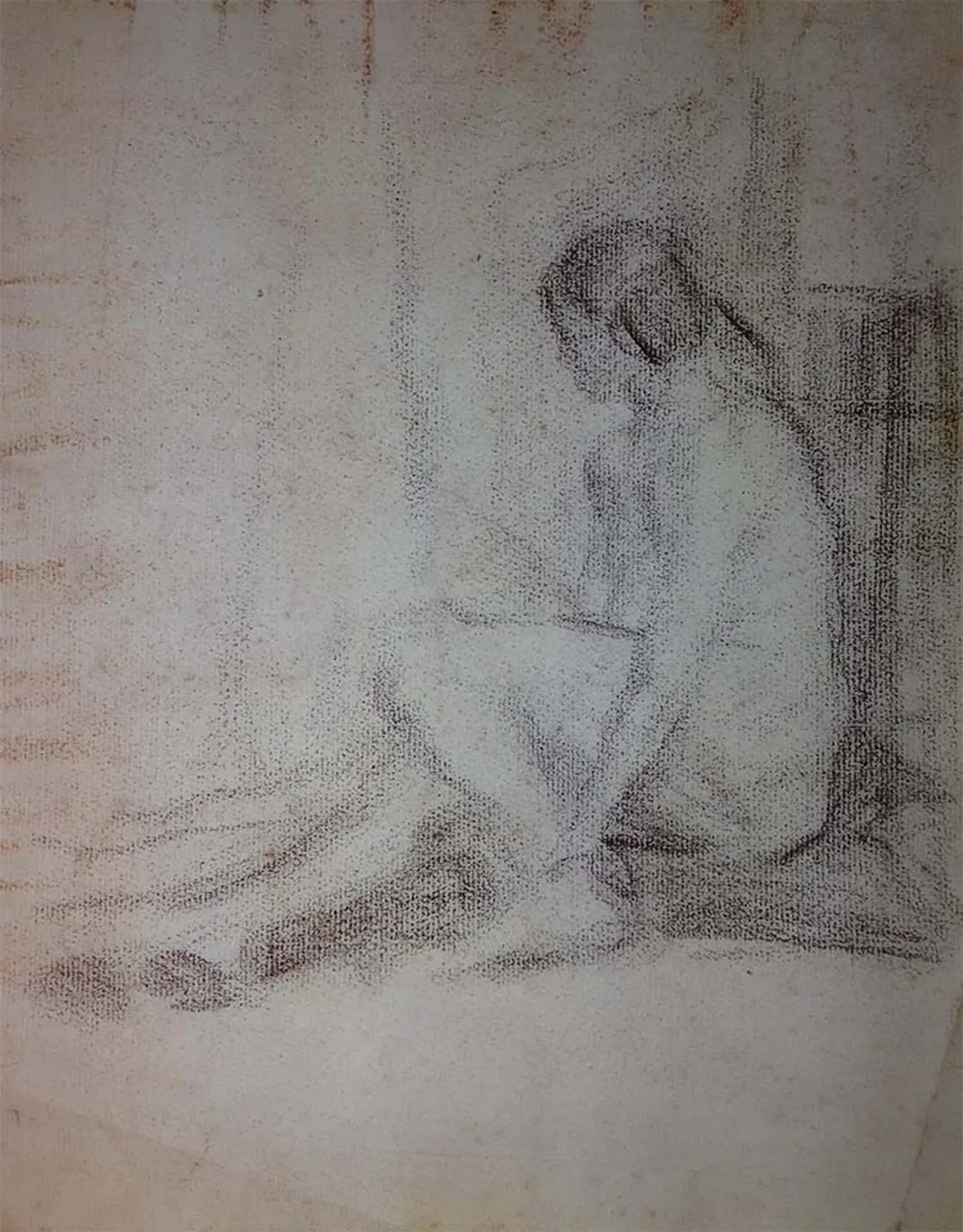 Nu féminin assis, Eliseu Visconti