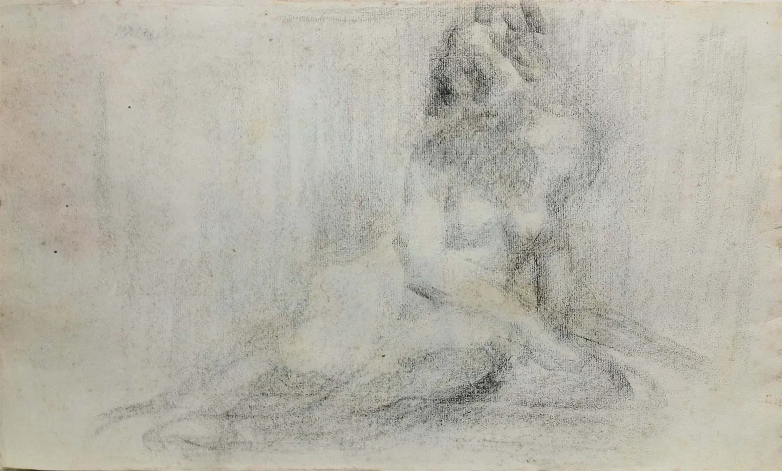 Nu féminin assis, Eliseu Visconti
