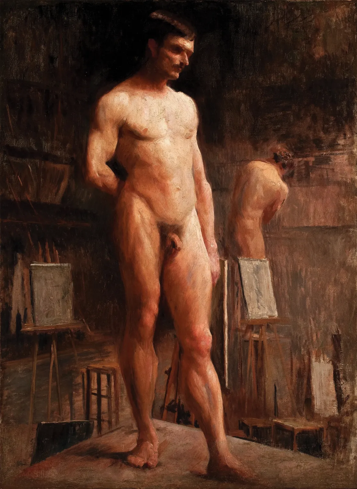 Nu masculin de face, Eliseu Visconti