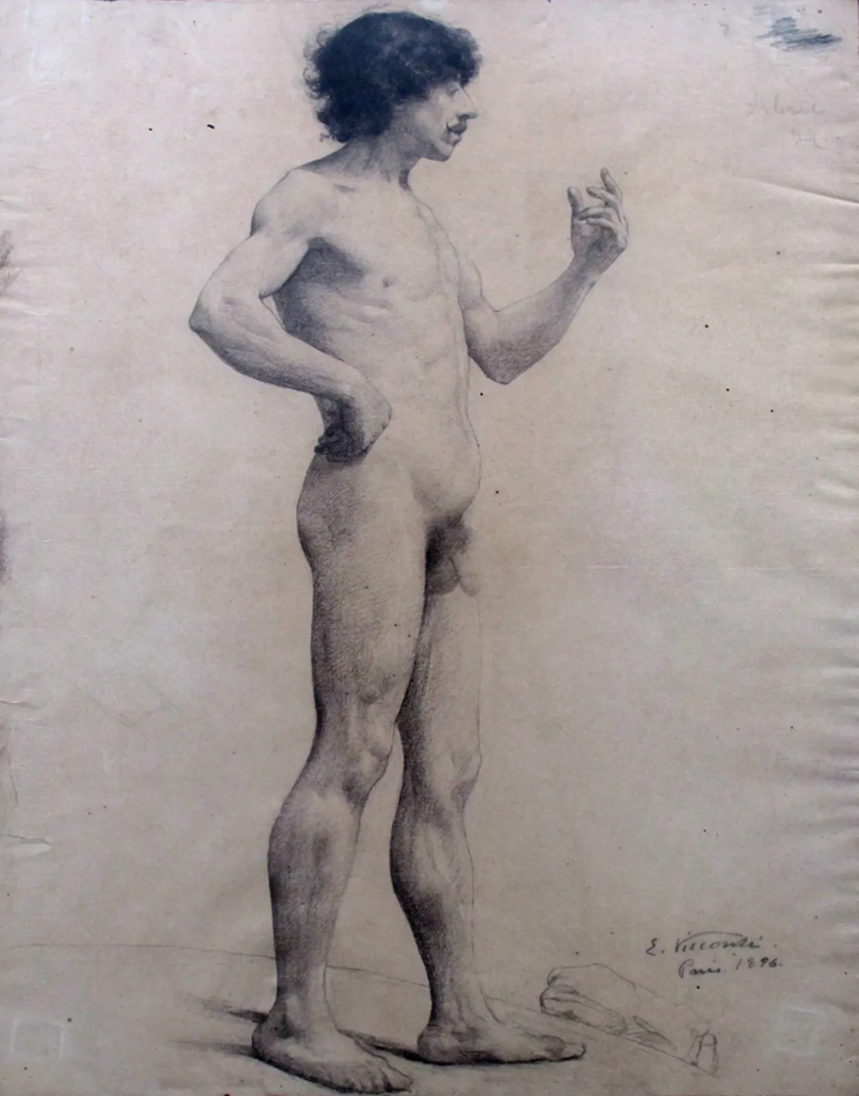 Nu masculin debout, Eliseu Visconti