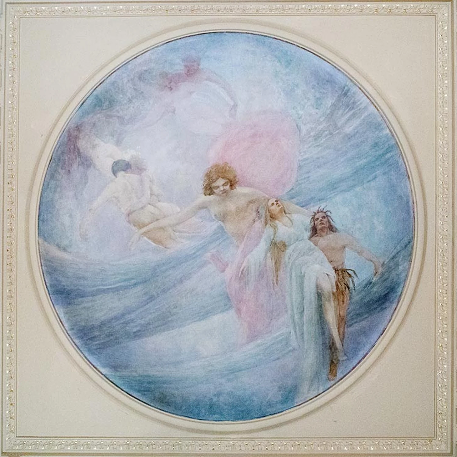 Le Guarani - Plafond de l'antichambre de la loge du gouverneur de l'État - Théâtre municipal de Rio de Janeiro, Eliseu Visconti