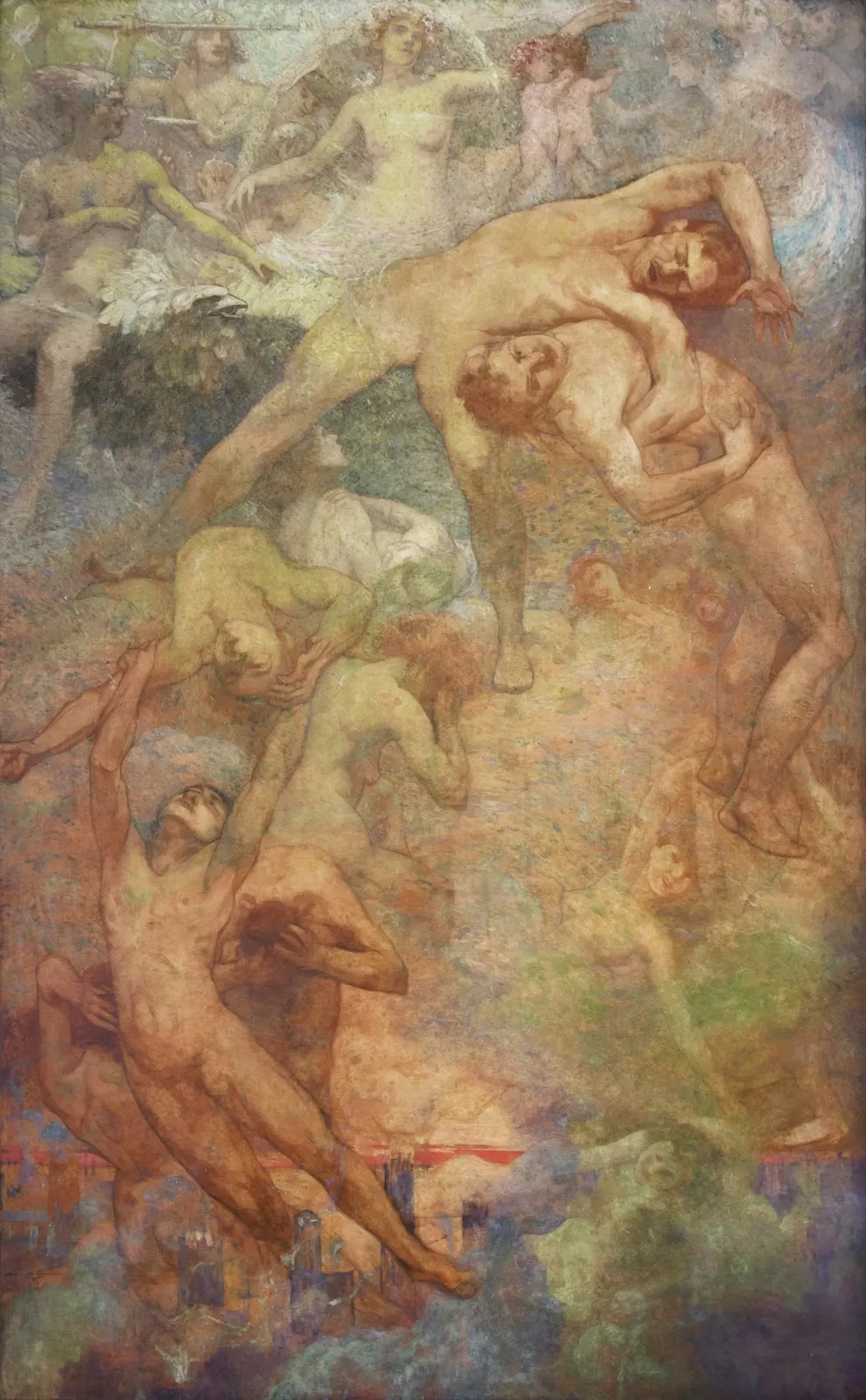 Le Progrès - Panneau de la Bibliothèque nationale, Eliseu Visconti