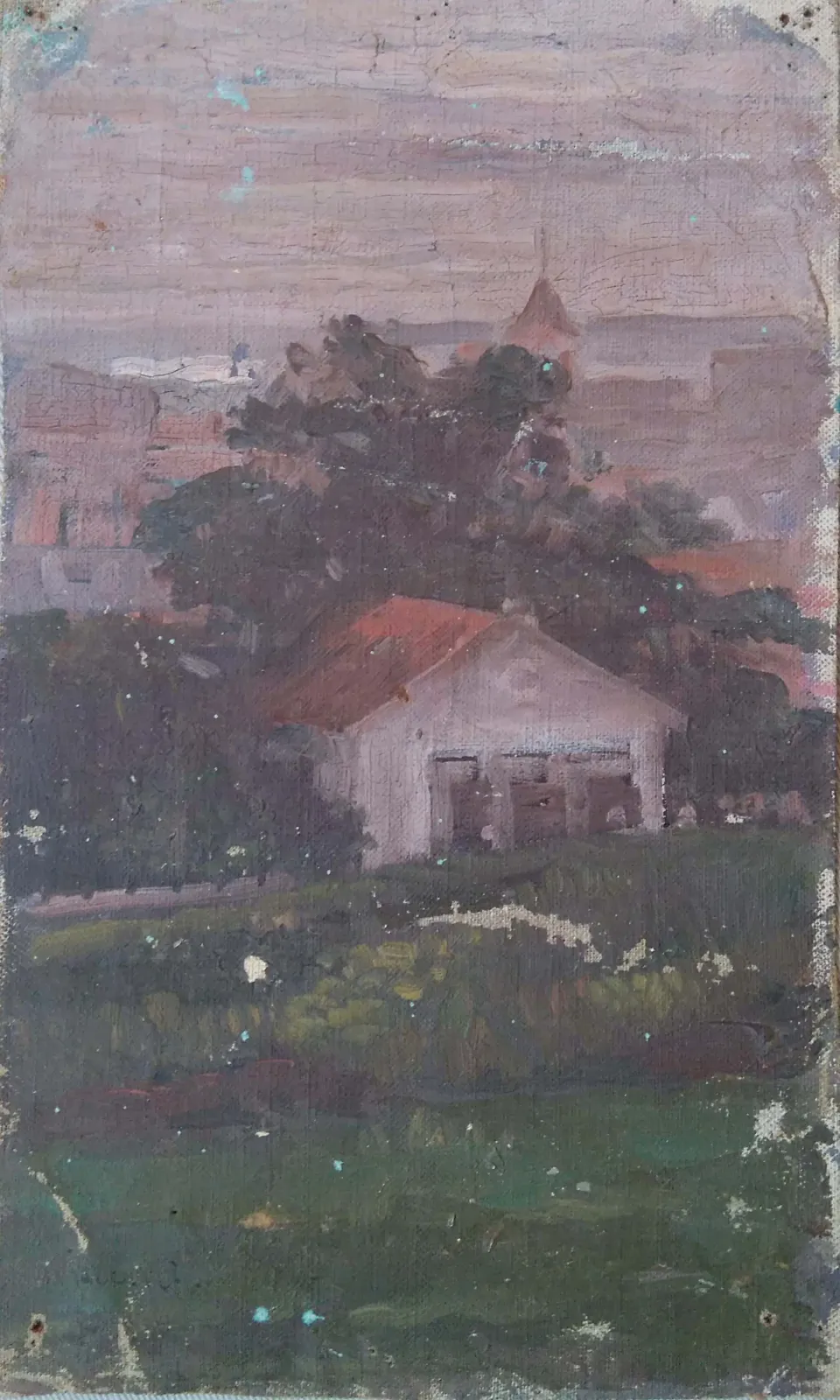Paysage avec une maison, Eliseu Visconti
