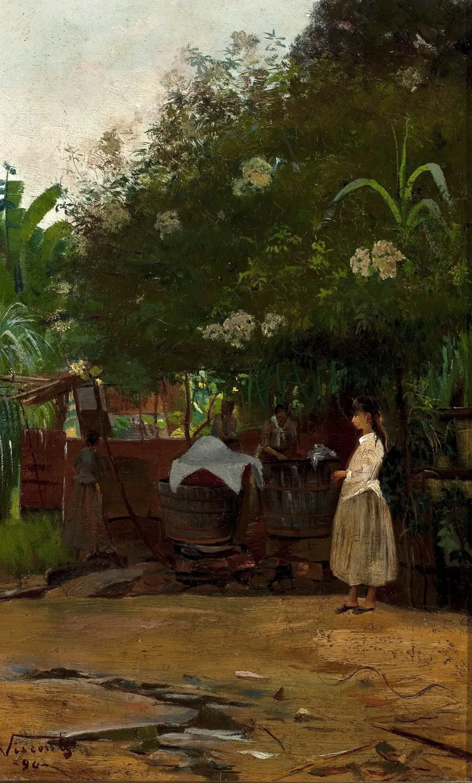 Paysage avec une figure, Eliseu Visconti