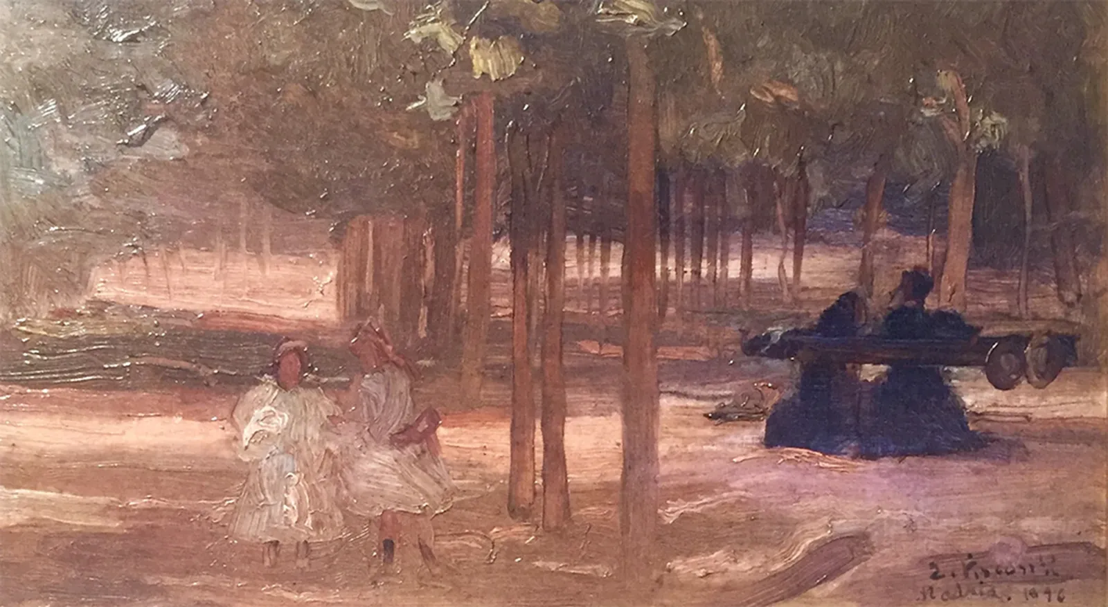 Paysage à Madrid, Eliseu Visconti
