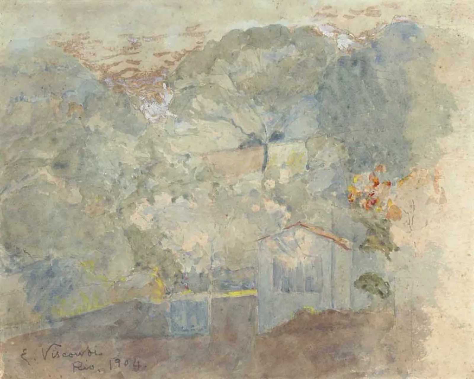 Paysage à Andaraí, Eliseu Visconti