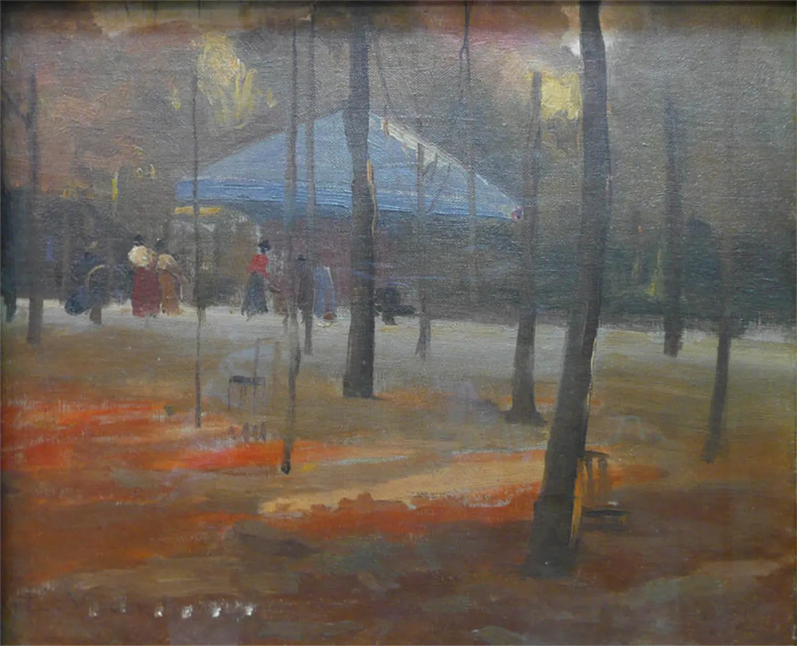 Pavillon au jardin du Luxembourg, Eliseu Visconti
