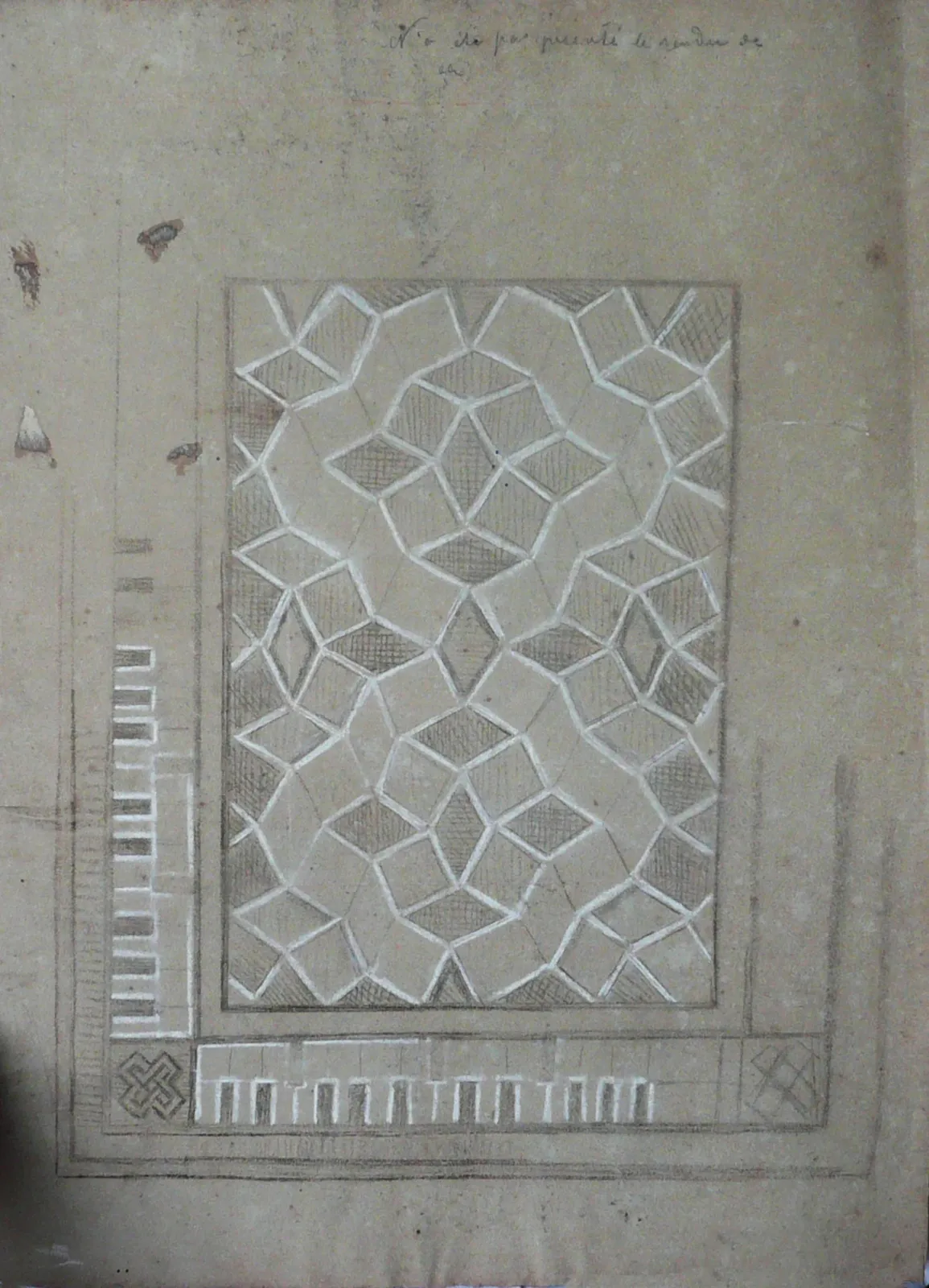 Carreau de ciment - Étude, Eliseu Visconti