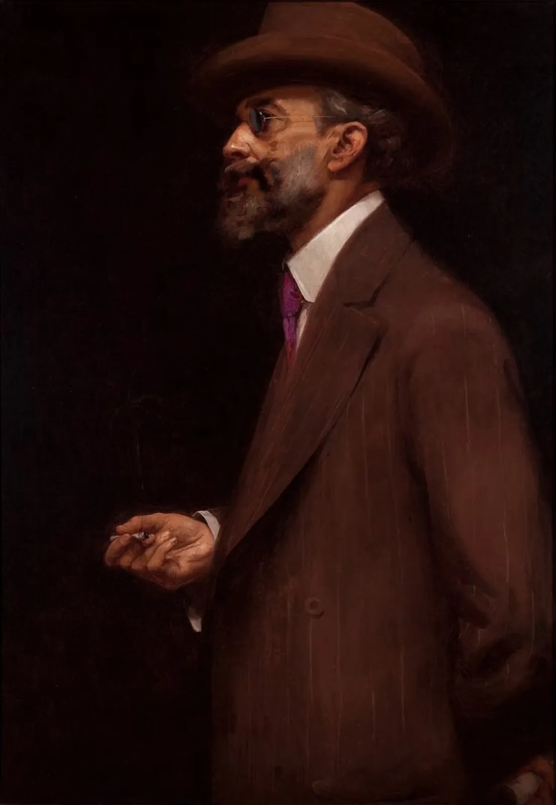 Portrait de Gonzaga Duque, Eliseu Visconti