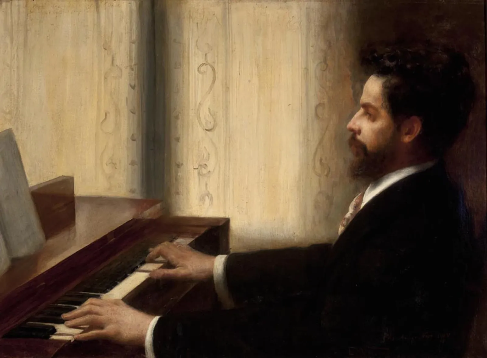 Portrait du maestro Alberto Nepomuceno, Eliseu Visconti