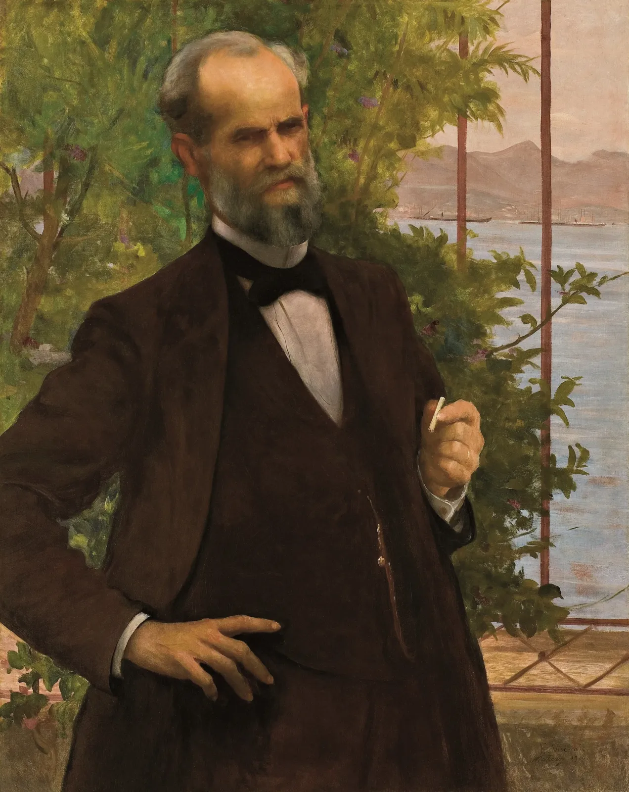 Portrait de M. Simas, Eliseu Visconti