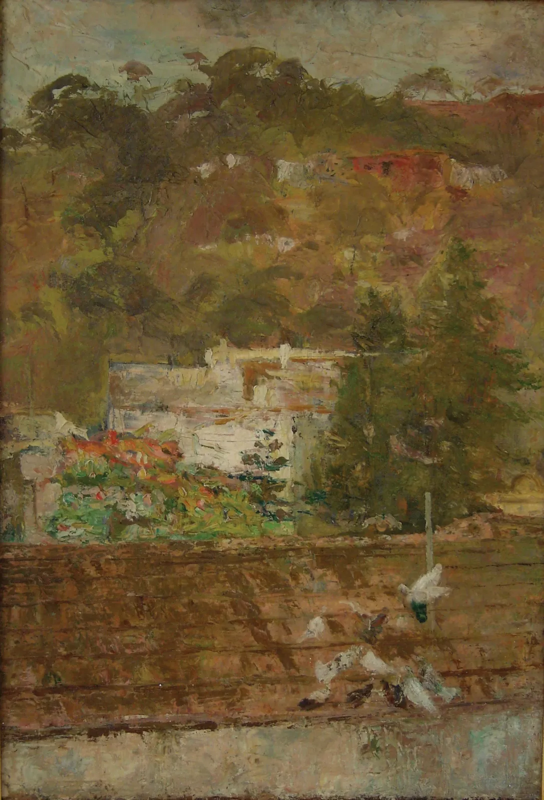 Envol de pigeons, Eliseu Visconti