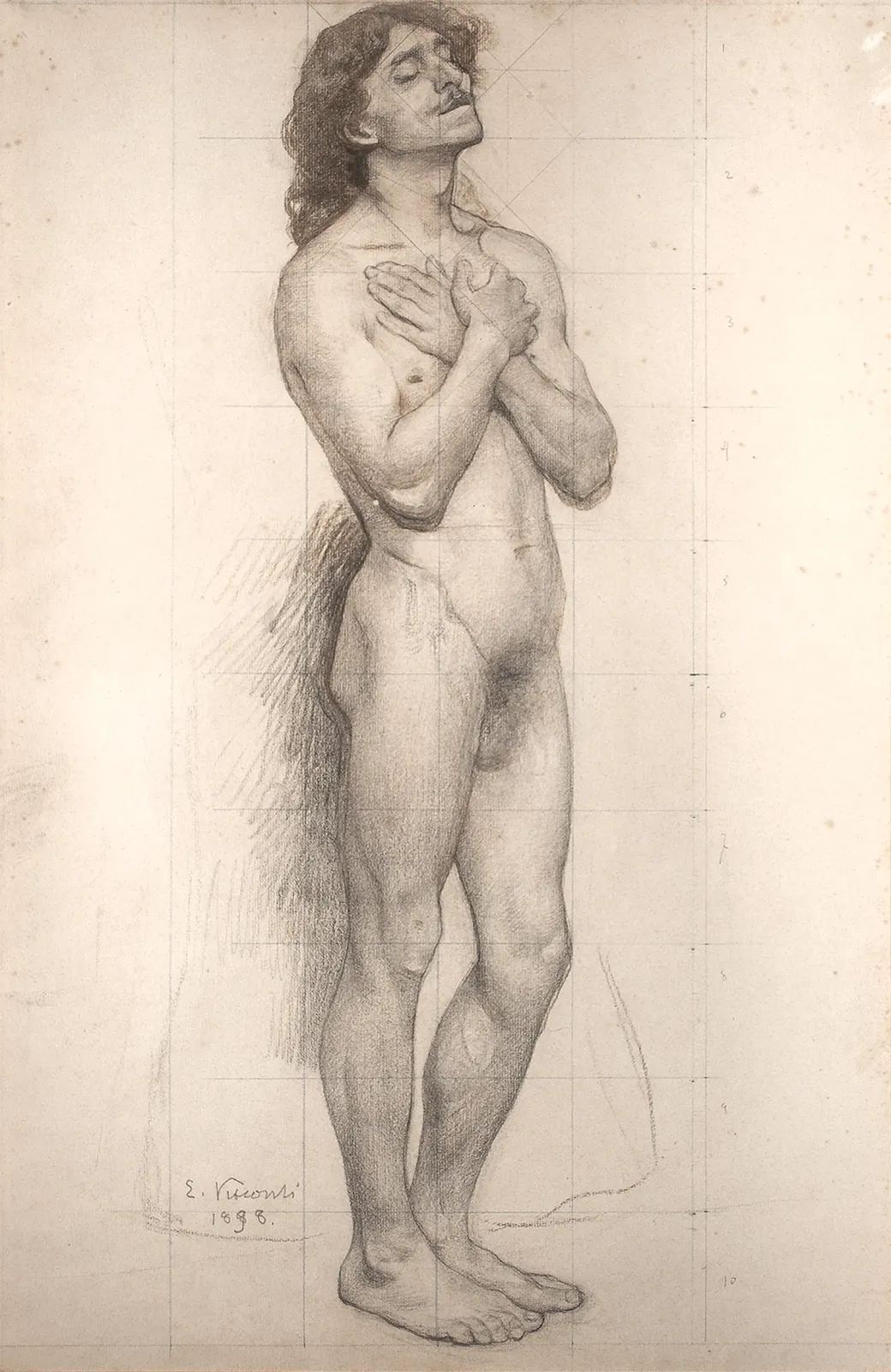 Saint Sébastien - Étude pour la récompense de saint Sébastien, Eliseu Visconti