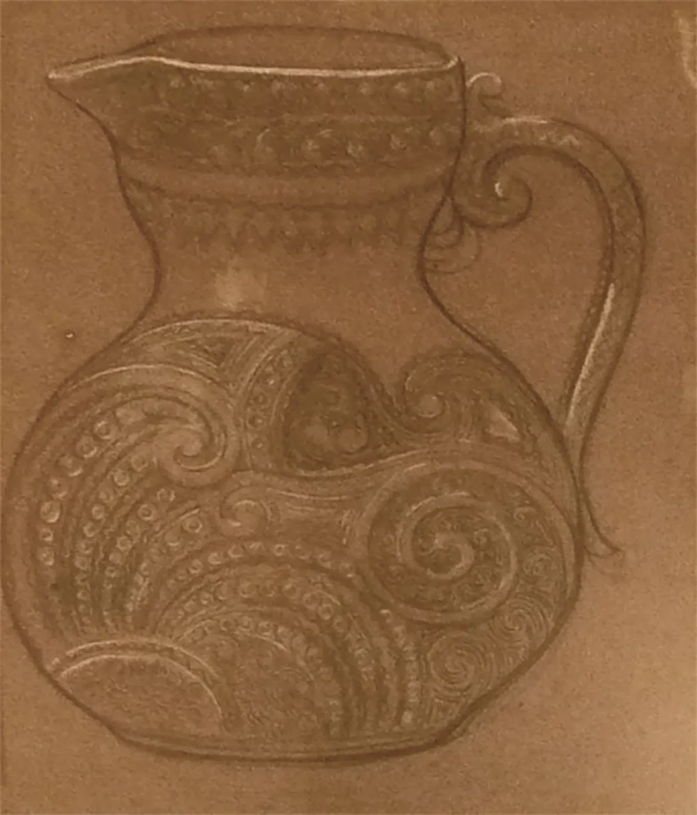 Vase en cristal ou en verre - Étude, Eliseu Visconti