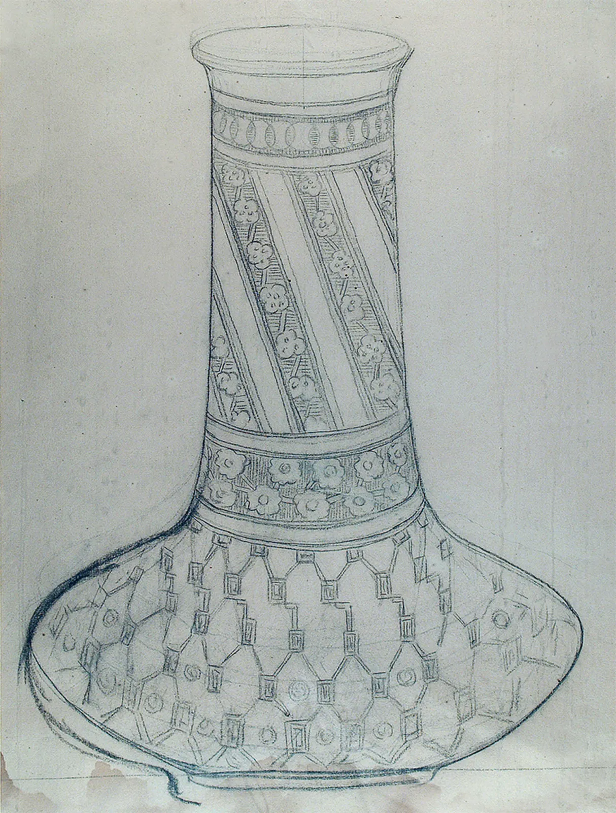 Vase rayé - Étude pour un vase, Eliseu Visconti