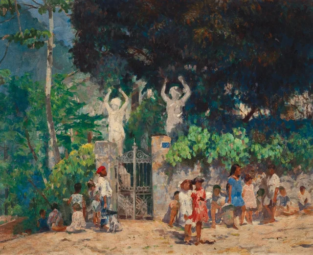 A caminho da escola, Eliseu Visconti