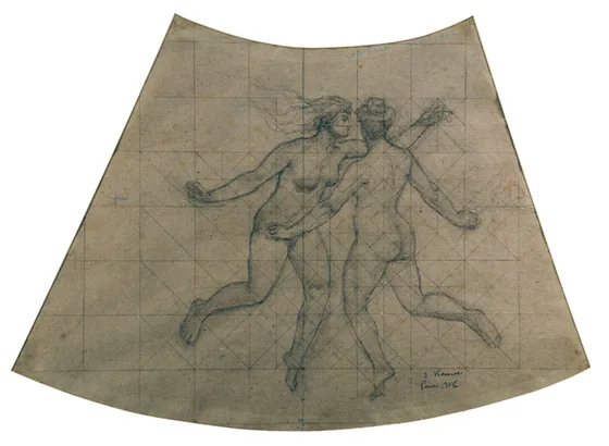 La Danse des heures - Étude pour le plafond du Théâtre municipal de Rio de Janeiro